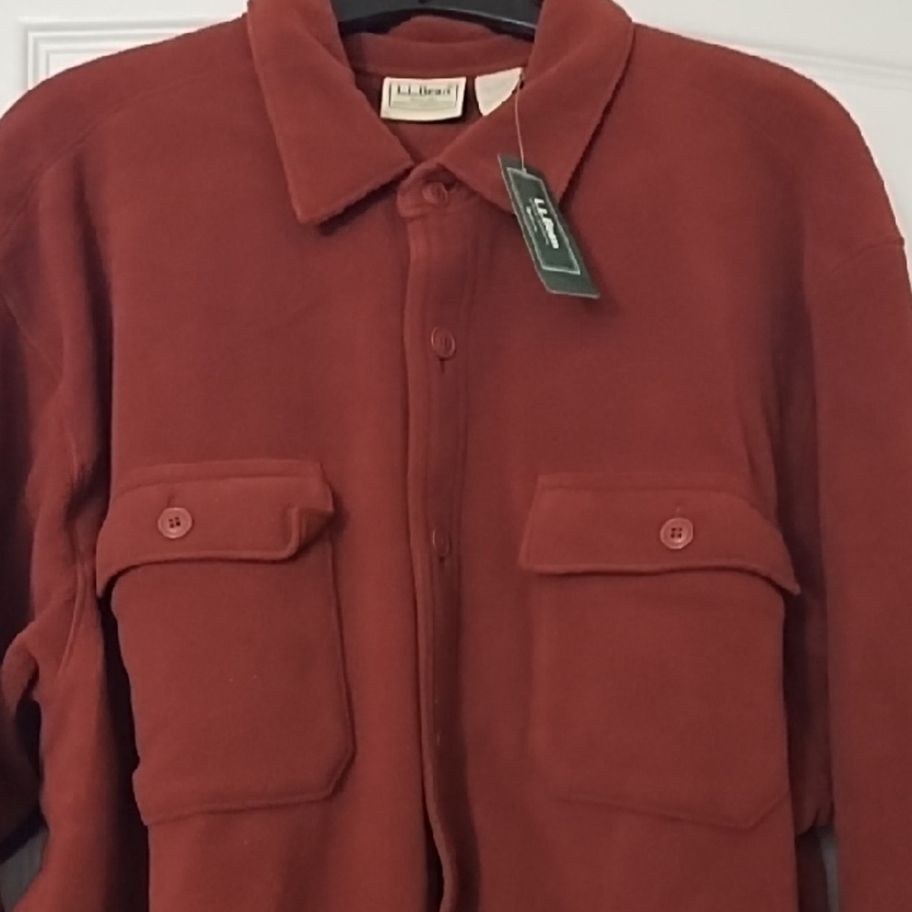 L.L. Bean Men's Brick Red Shirt Jacket